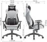 Крісло геймерське VR Racer Textile Halk чорний АМФ