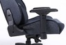 Крісло геймерське VR Racer Textile Halk чорний АМФ